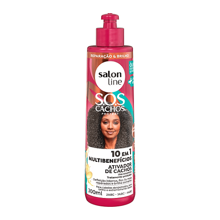 Ativador de Cachos Salon Line 10 em 1 Multibenefícios 300ml