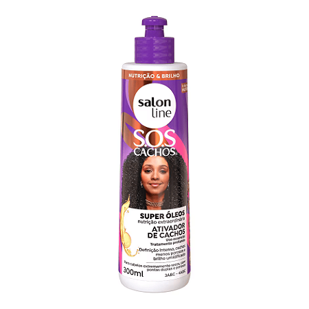 Ativador de Cachos Salon Line SOS Cachos Super Óleos 300ml