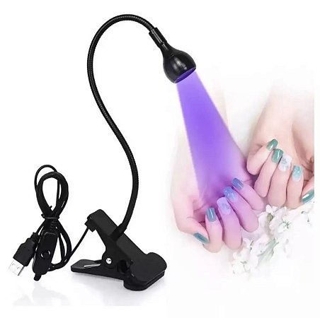 Luminária Clip UV Lamp de Mesa