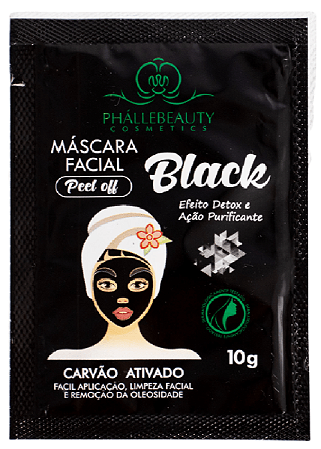 Máscara Facial Peel Of Phállebeauty Black 10g