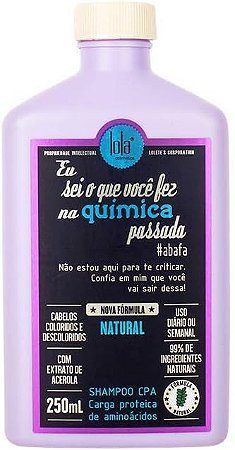 Shampoo CPA Lola 250ml - Eu Sei o Que Você Fez na Química Passada #Abafa
