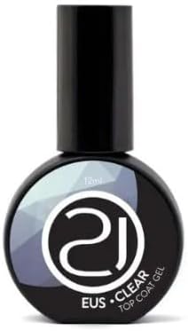 NAILS 21 TOP COAT GEL EUS CLEAR 12ML