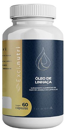 Óleo de Linhaça 1000mg 60 Cápsulas - Exci.nutri