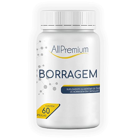 Borragem 500mg 60 Cápsulas - AllPremium