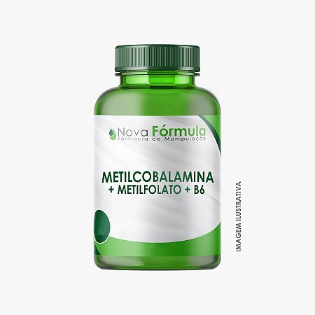 Metilcobalamina 1mg + Metilfolato 1mg + B6 15mg -120 Sublingual