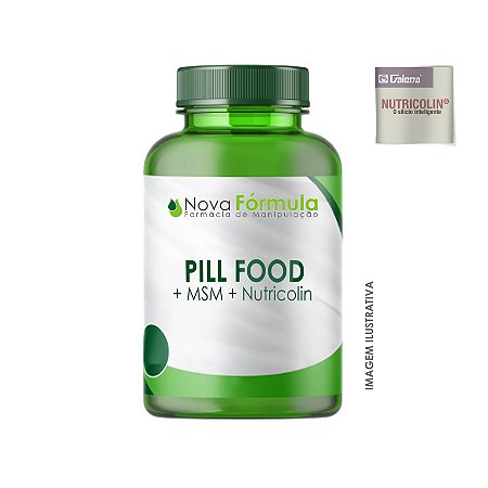 Pill Food Turb Com Nutricolin E Msm e Biotina.