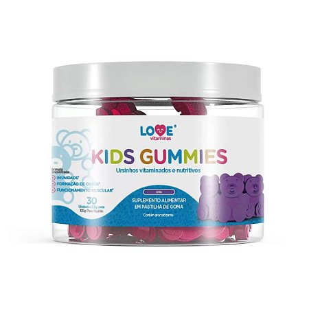 Kids Gummies 30 gomas Sabor Uva - Inove Nutrition