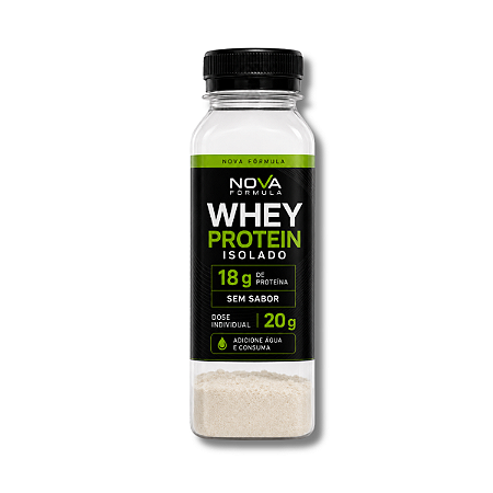 Whey Protein Isolado Sem Sabor – Dose Individual 20g | Nova Fórmula