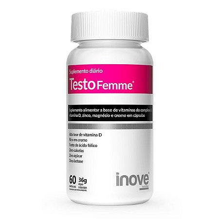 Testofemme Inove Nutrition 60 Cápsulas