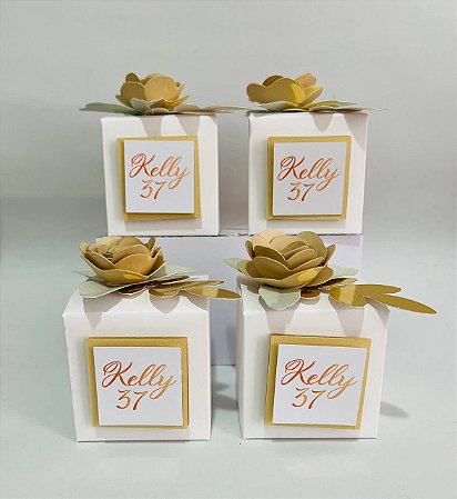 Arquivo de corte caixa cubo luxo Kelly
