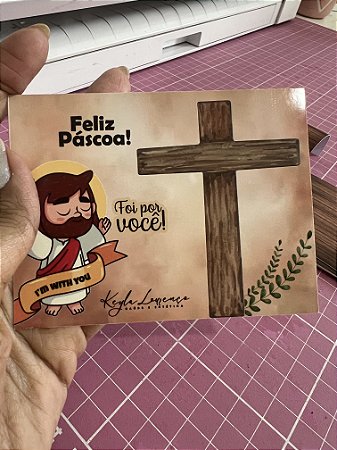 Arquivo de corte Card Batom Pascoa - PDF e studio Silhouette