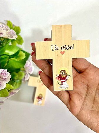 Card Cruz Páscoa - Modelo Claro