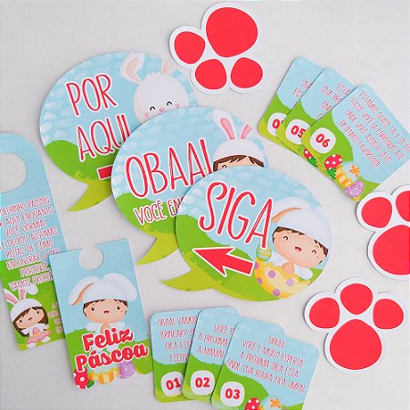 Arte digital Kit Caça aos Ovos - PDF