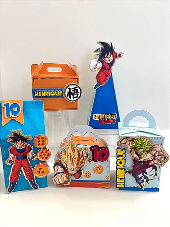 Arquivo de corte Caixas Dragon Ball Z