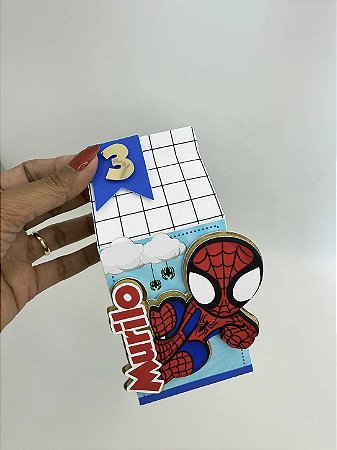 Personalizados Homem Aranha Arquivo de corte Caixas- Envio por email em 48hs
