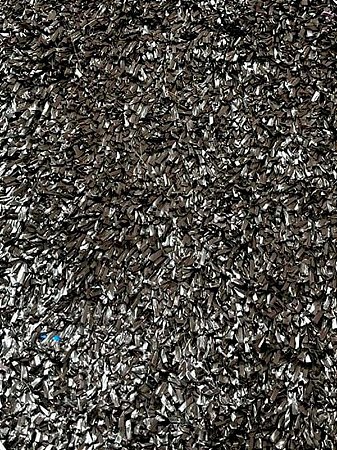 Grama Sintética Color Preta Anti Chama 12 mm - m²