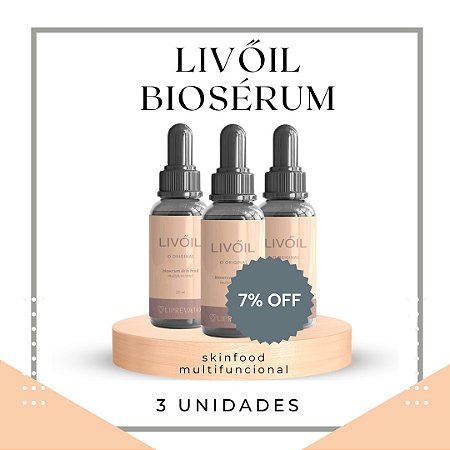 LIVŐIL BIOSÉRUM SKINFOOD MULTIFUNCIONAL - 90 DIAS DE TRATAMENTO