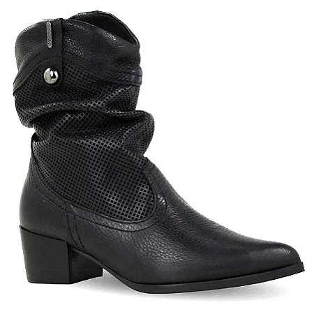 Bota Texana Bottero cano médio em couro  tecnologia furrato
