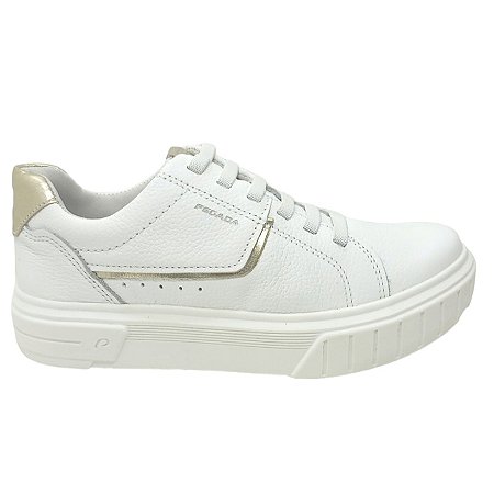 Tenis Feminino Pegada Em Couro Urbano Leve e Confortavel