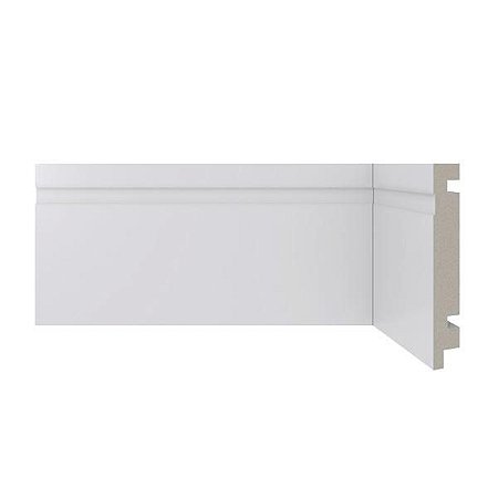 Rodapé Branco Referência 456 Poliestireno 240cm