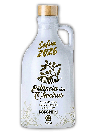Azeite de Oliva Estância das Oliveiras Monovarietal KORONEIKI Extravirgem (250ml Garrafa de CERÂMICA)