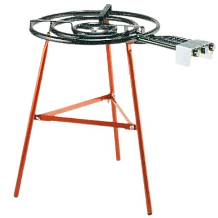 Kit Fogareiro Paellero + Gas L-40 e Tripé Garcima