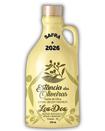Azeite de Oliva Estância das Oliveiras Los Dos (250 ml – Cerâmica)