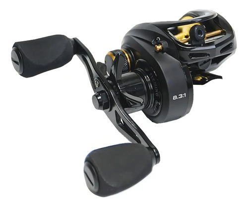 Carretilha Fleming Bandit Pro 10 Rolamentos - Dag/freio 8k Preto Direito