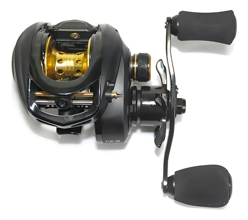 Carretilha Fleming Bandit Pro 101sf Baixo Perfil Esquerda Preto Esquerdo
