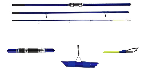 Vara De Pesca De Praia Marine Sports Verano Surf 3.90m - 3 P