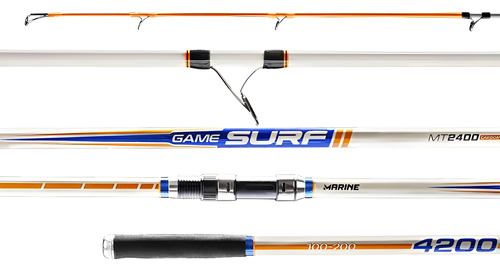 Vara Marine Sports Game Surf 3.90m-200g - Praia Surfcasting Branco