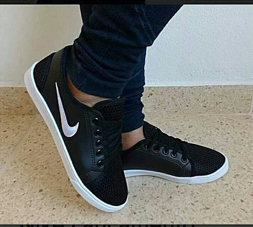 tenis nike basico preto