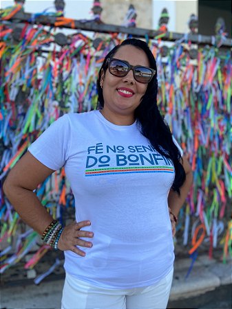 Baby Look FÉ NO SENHOR DO BONFIM