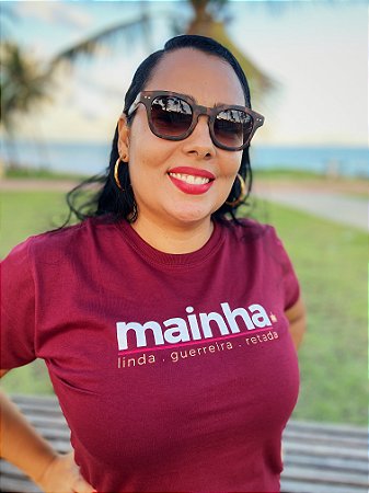 Babylook MAINHA Bordô