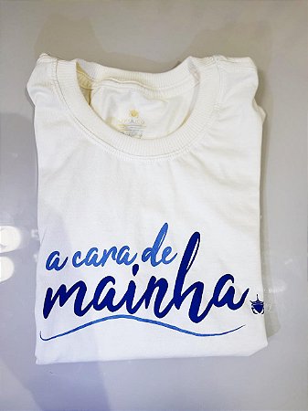 A cara de mainha azul