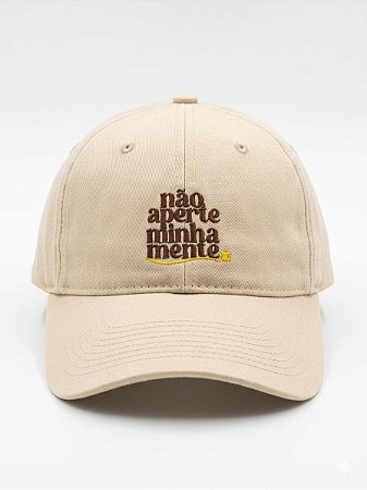 Boné Dad Hat Não Aperte Minha Mente