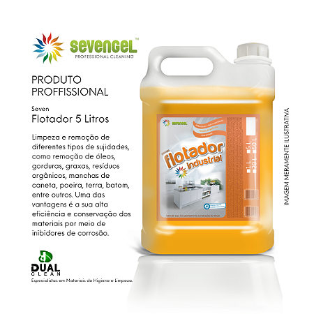 Flotador Industrial Concentrado 5 Litros - Sevengel