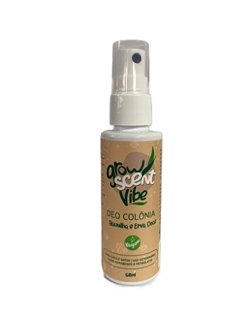DEO COLÔNIA GROW SCENT VIBE BAUNILHA E ERVA DOCE 60ML
