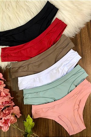 Calcinha sem elástico em microfibra - YB Lingerie