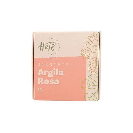 Sabonete Facial de Argila Rosa Heté 60g