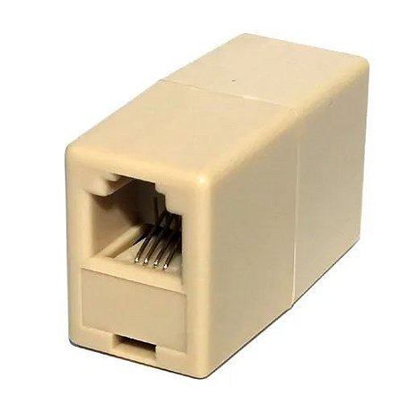 EMENDA RJ11 4X4 BEGE