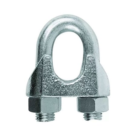 CLIPS PARA CABO DE AÇO 1/4"