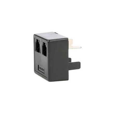 PINO ADAPTADOR COM 2FM RJ11 + 1MC AMERICANO