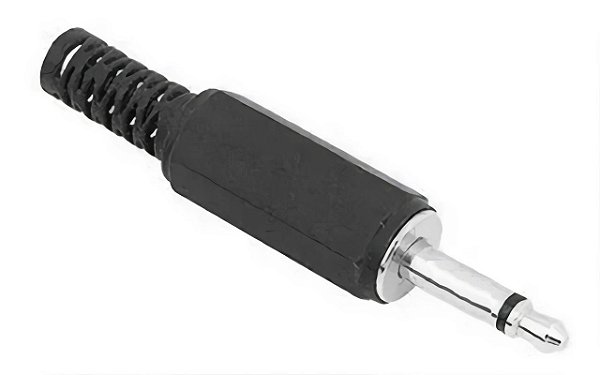 PLUG P2 MONO 3.5MM COM PROTETOR CABO