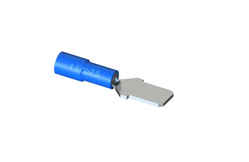 TERMINAL TIPO MACHO ISOLADO 1,5-2,5 FET21 AZUL INTELLI