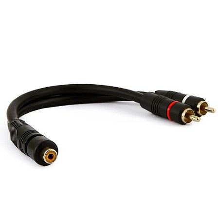 CABO Y 1 FÊMEA RCA PARA 2 MACHOS RCA