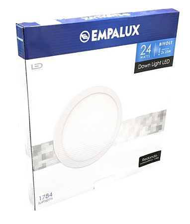 PLAFON LED EMBUTIR REDONDO 25W 6500K EMPALUX