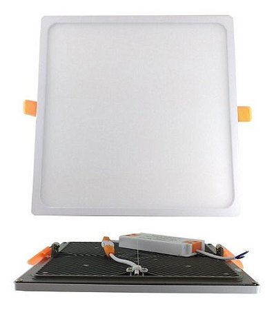 PLAFON LED SOBREPOR QUADRADO 25W BRANCO FRIO NOGALED
