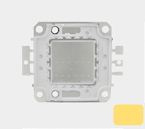 CHIP LED PARA REFLETOR 10W BRANCO QUENTE
