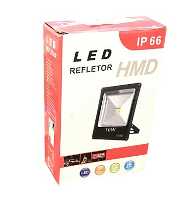 REFLETOR LED 10W VERDE BIVOLT HMD